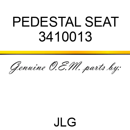 PEDESTAL SEAT 3410013