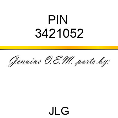 PIN  3421052