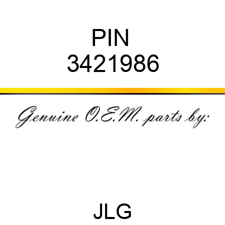 PIN  3421986