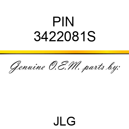 PIN  3422081S