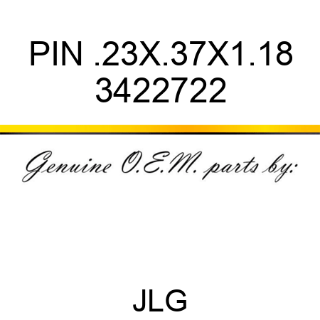 PIN .23X.37X1.18 3422722
