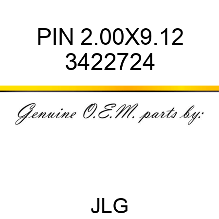 PIN 2.00X9.12 3422724