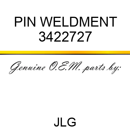 PIN WELDMENT 3422727