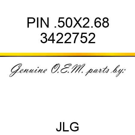 PIN .50X2.68 3422752