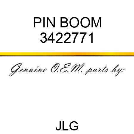 PIN BOOM 3422771