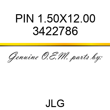 PIN 1.50X12.00 3422786