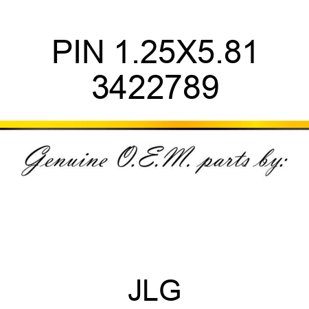 PIN 1.25X5.81 3422789