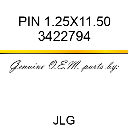 PIN 1.25X11.50 3422794