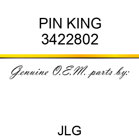 PIN KING 3422802
