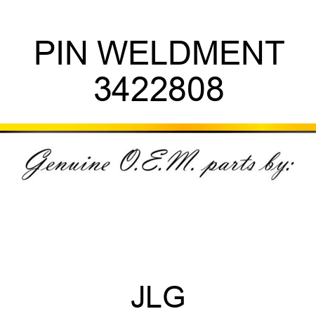 PIN WELDMENT 3422808
