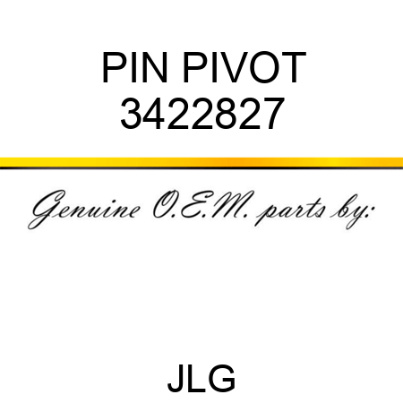 PIN PIVOT 3422827