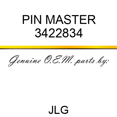 PIN MASTER 3422834