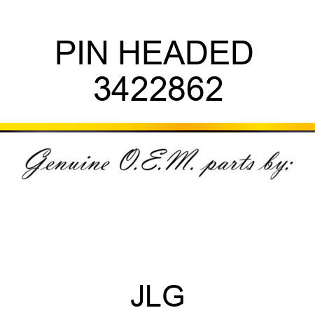PIN HEADED  3422862