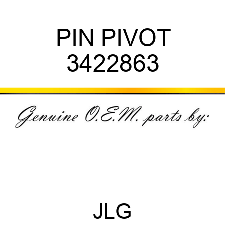 PIN PIVOT 3422863