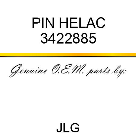 PIN HELAC 3422885