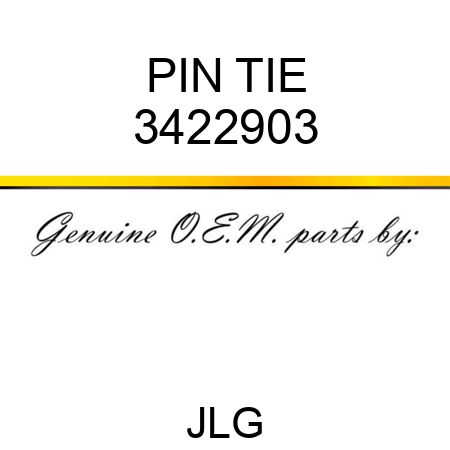 PIN TIE 3422903