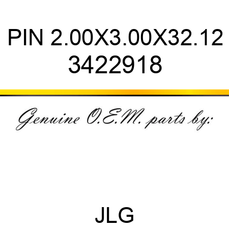 PIN 2.00X3.00X32.12 3422918