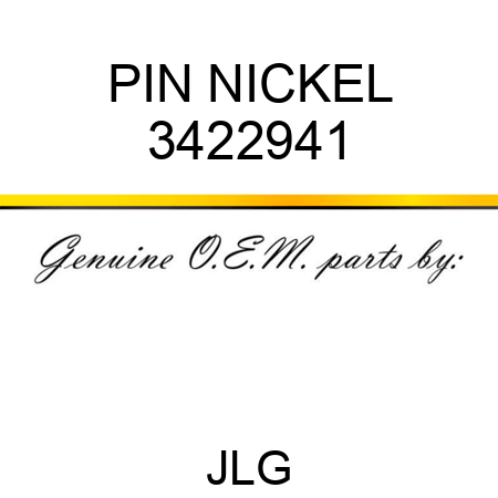 PIN NICKEL 3422941