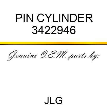 PIN CYLINDER 3422946