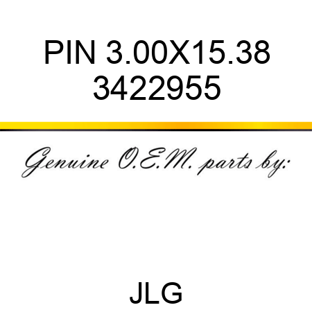 PIN 3.00X15.38 3422955