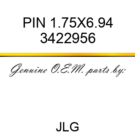 PIN 1.75X6.94 3422956