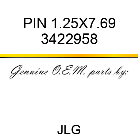 PIN 1.25X7.69 3422958