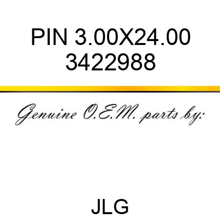 PIN 3.00X24.00 3422988