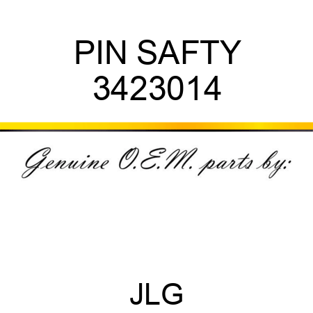 PIN SAFTY 3423014