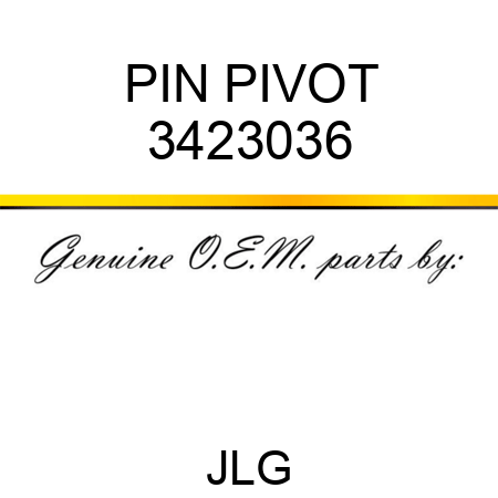 PIN PIVOT 3423036