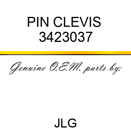 PIN CLEVIS  3423037