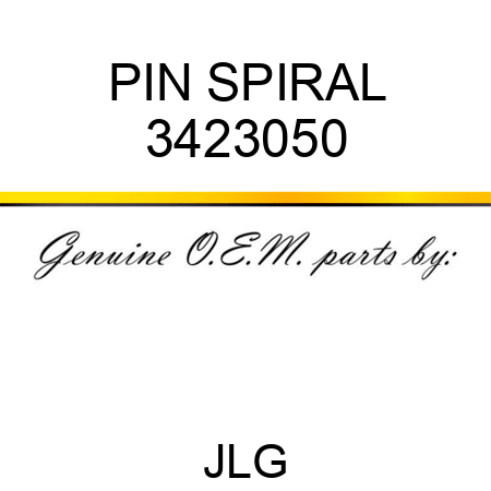PIN SPIRAL 3423050