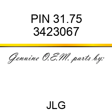 PIN 31.75 3423067