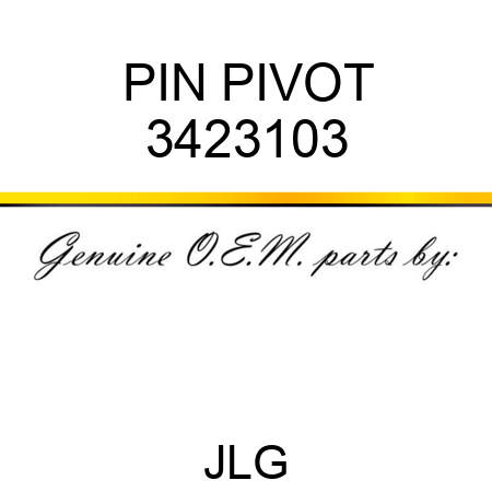 PIN PIVOT 3423103