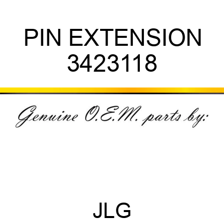 PIN EXTENSION 3423118