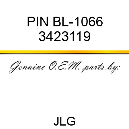 PIN BL-1066 3423119