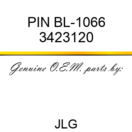 PIN BL-1066 3423120