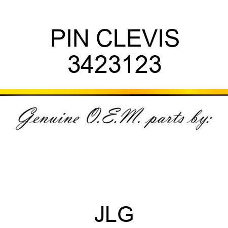 PIN CLEVIS 3423123