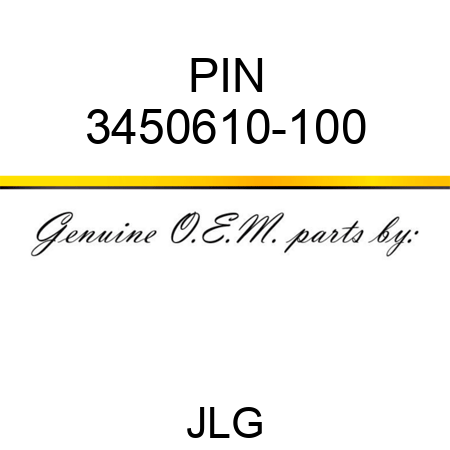 PIN 3450610-100