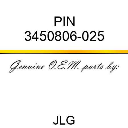 PIN 3450806-025