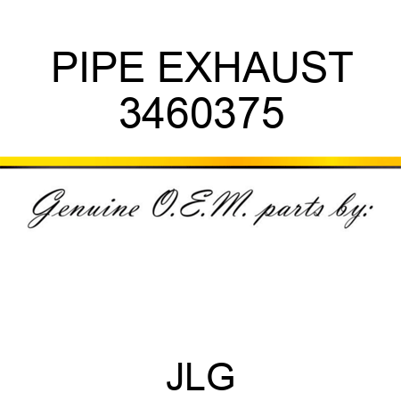 PIPE EXHAUST 3460375