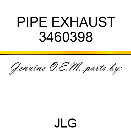 PIPE EXHAUST 3460398