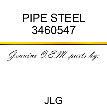 PIPE STEEL 3460547
