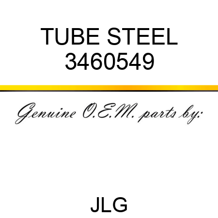 TUBE STEEL 3460549