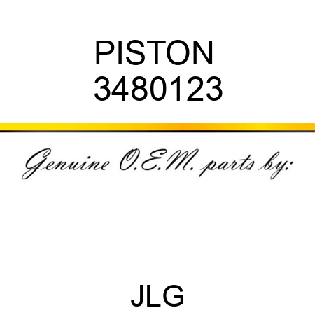 PISTON  3480123
