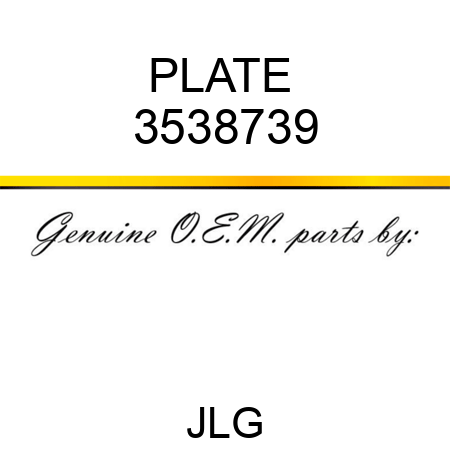 PLATE  3538739