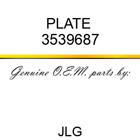 PLATE  3539687