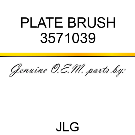 PLATE BRUSH 3571039