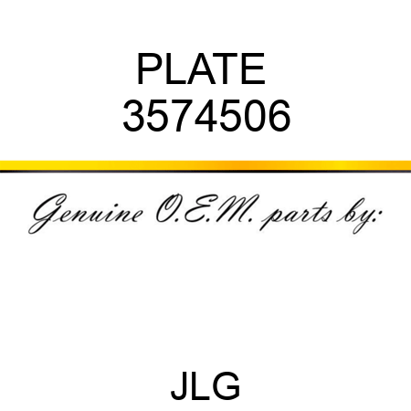 PLATE  3574506