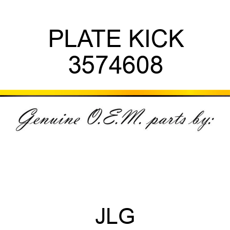 PLATE KICK 3574608