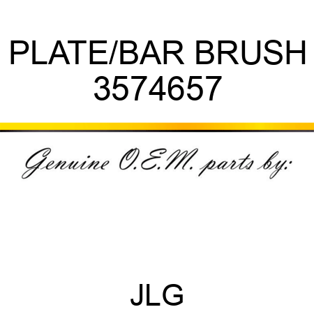 PLATE/BAR BRUSH 3574657